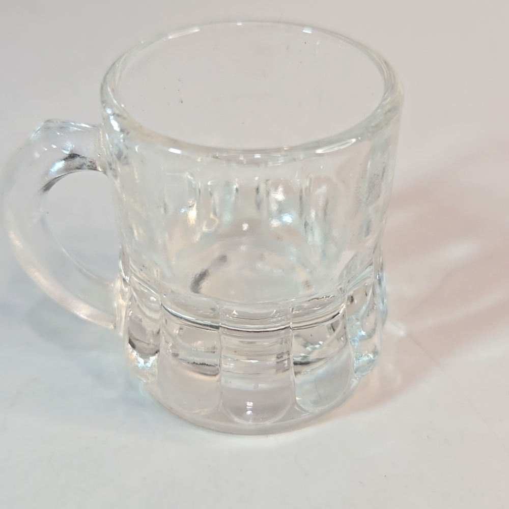 Set of 2 Vintage Shot Glasses Montana Wolf Design & Federal Mini Beer Mug - Picture 7 of 15